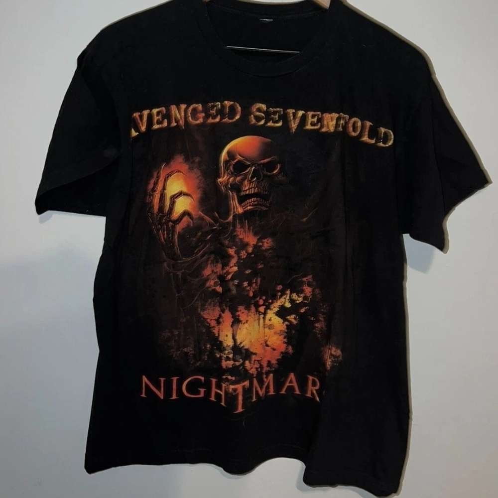Avenged Sevenfold Black Graphic T-Shirt